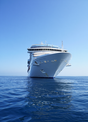 Passenger cruise liner at open sea – PT Arta Bahari Indonesia