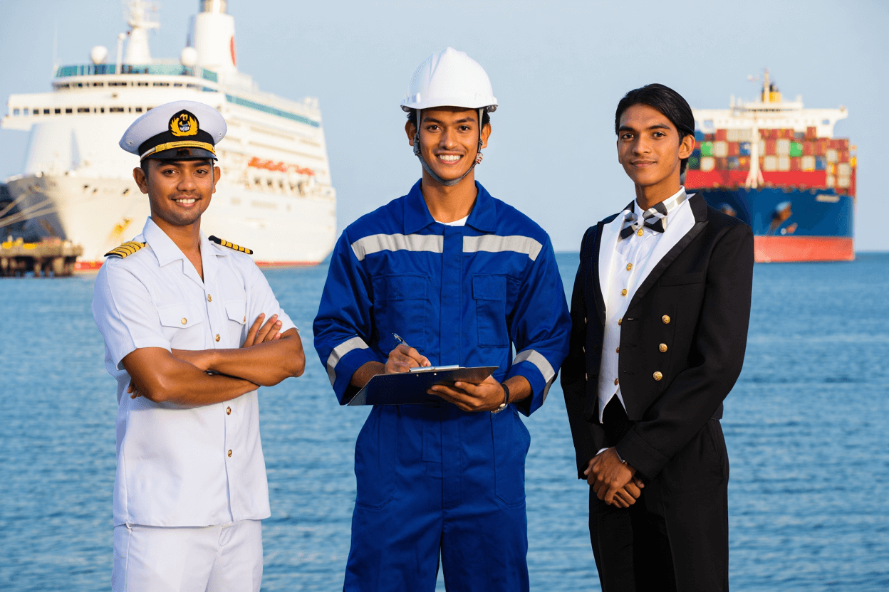 Pelaut Indonesia bekerja di kapal cruise internasional